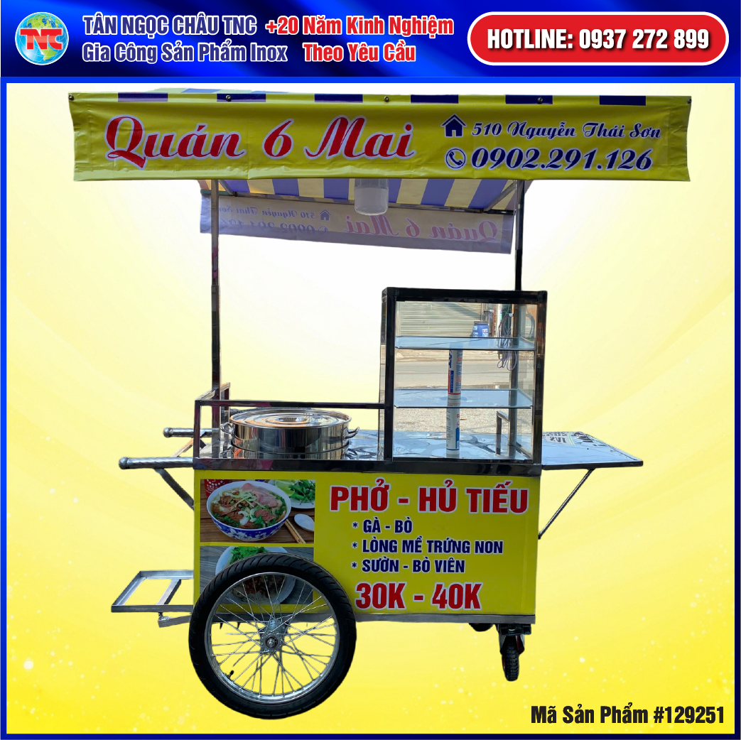 Xe Hủ Tiếu Combo Đầy Đủ 5 Món